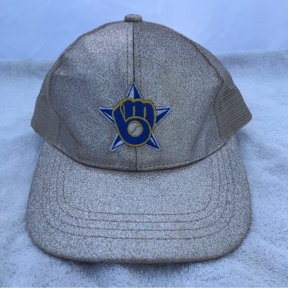CC Exclusives - MLB Milwaukee Brewer Sparkly Woman\'s Baseball Cap main image 14